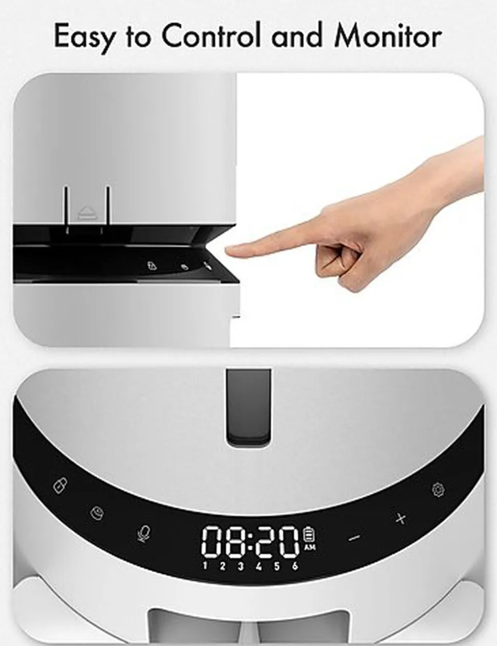 Petlibro - Distributeur Automatique Granary Dual Blanc - 5L