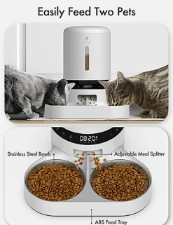 Petlibro - Distributeur Automatique Granary Dual Blanc - 5L