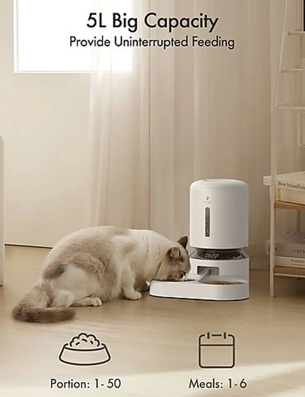 Petlibro - Distributeur Automatique Granary Dual Blanc - 5L