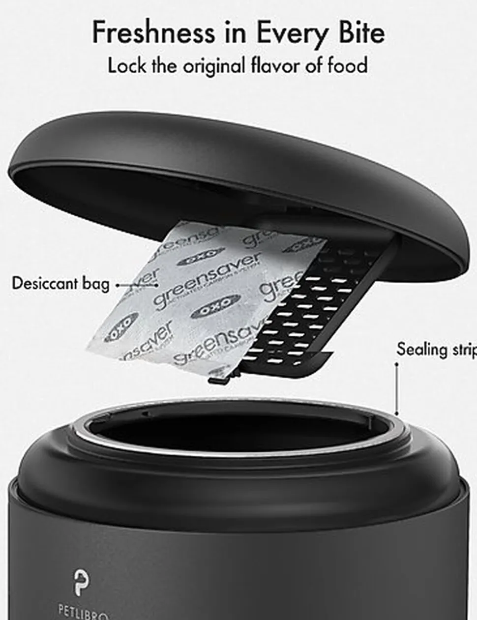 Petlibro - Distributeur Automatique Granary Dual Noir - 5L