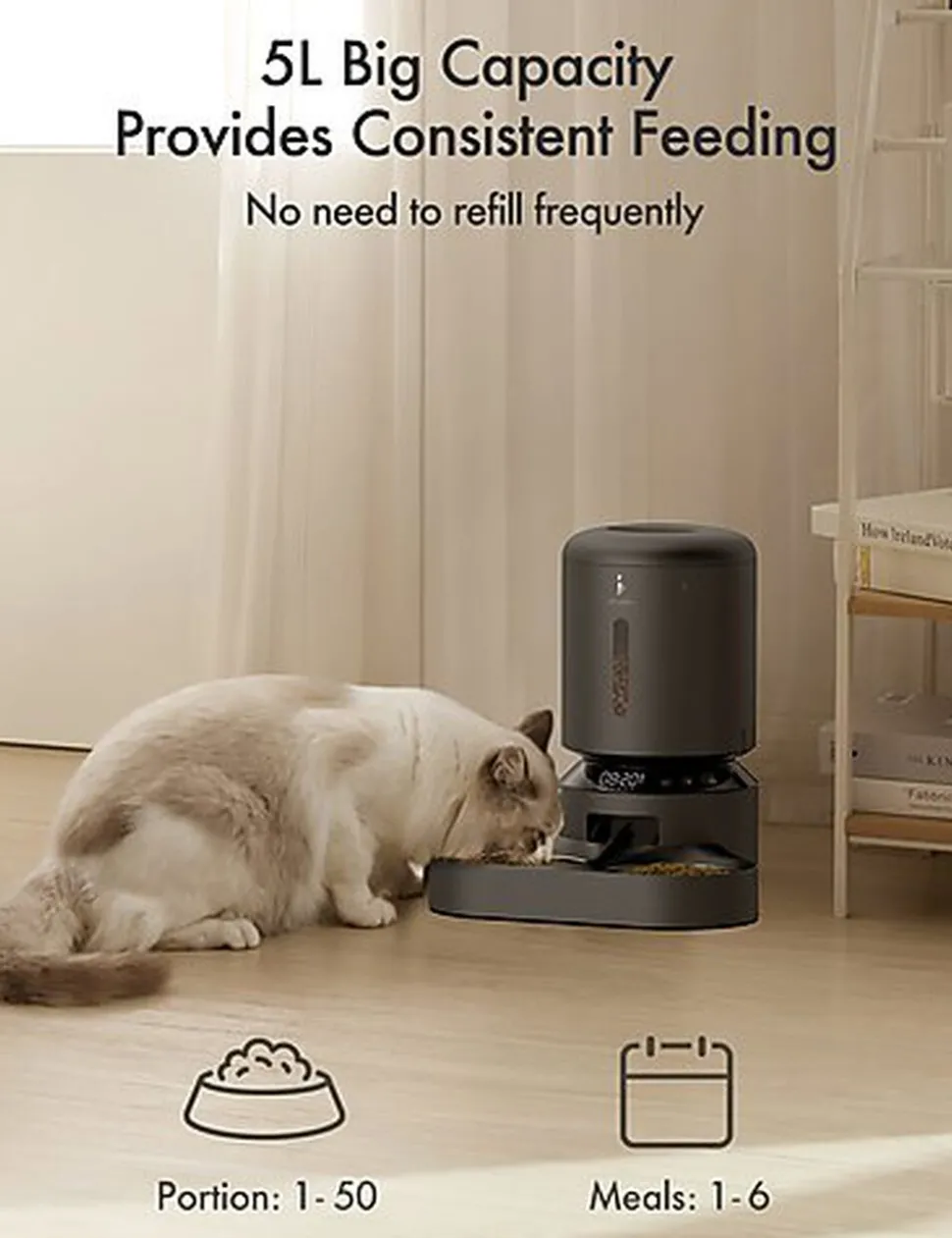 Petlibro - Distributeur Automatique Granary Dual Noir - 5L