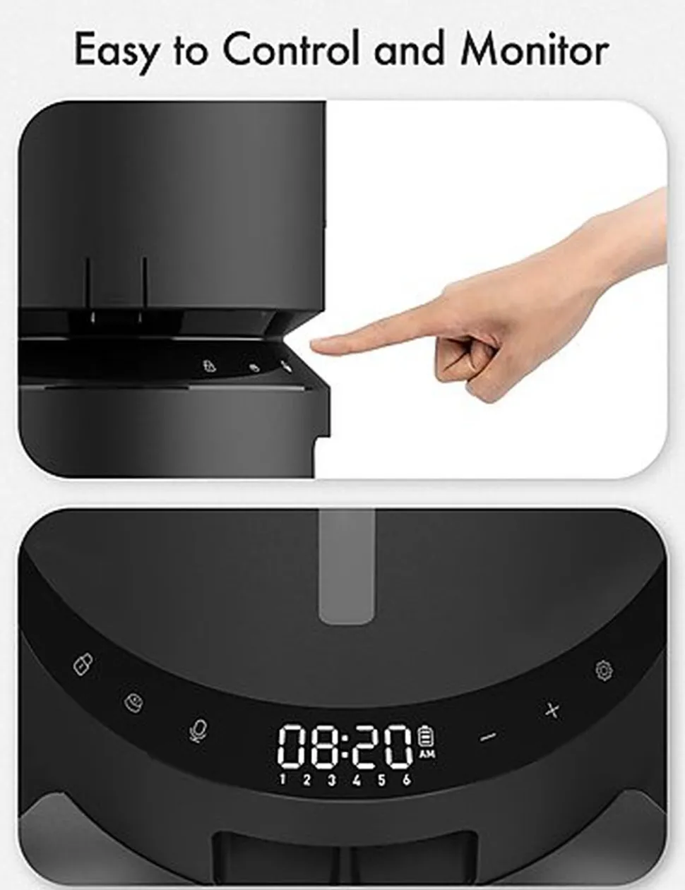 Petlibro - Distributeur Automatique Granary Dual Noir - 5L