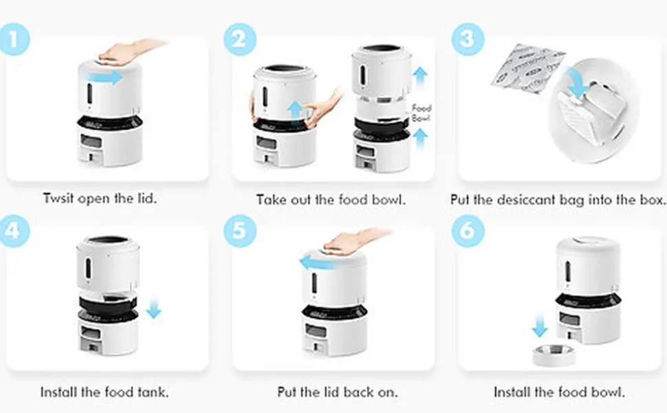 Petlibro - Mangeoire Automatique Granary Blanc - 3L