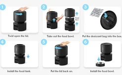 Petlibro - Mangeoire Granary Automatiquen 3l Noir