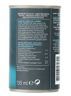 Pets Unlimited - Boîte Delidrink Bouillon au Saumon pour Chat - 135ml