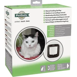 PetSafe - Chatière 4 Positions Luxe pour Chats - BRUN