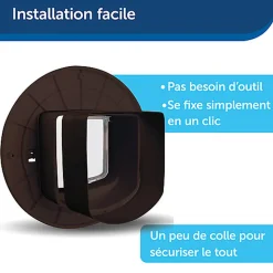 PetSafe - Tunnel Extension Microship pour Chats - Brun