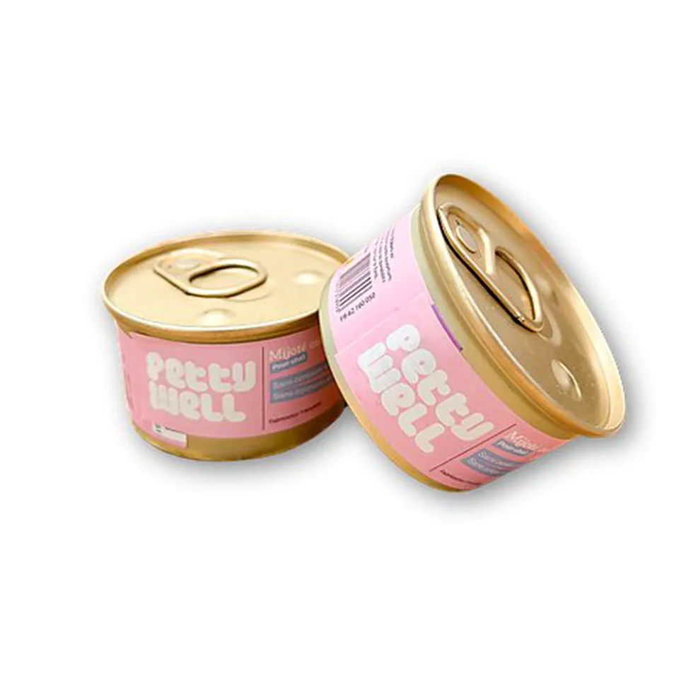 Petty Well - Pâtée au Poulet et Saumon pour Chats - 12 x 85g