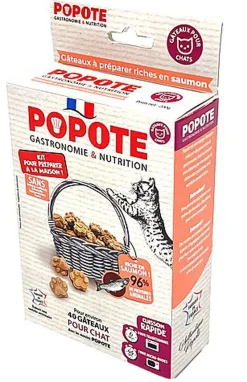 Popote - Kit friandises au Saumon pour Chats - 200g