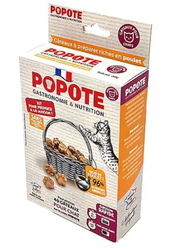 Popote - Kit friandises au Poulet pour Chats - 200g