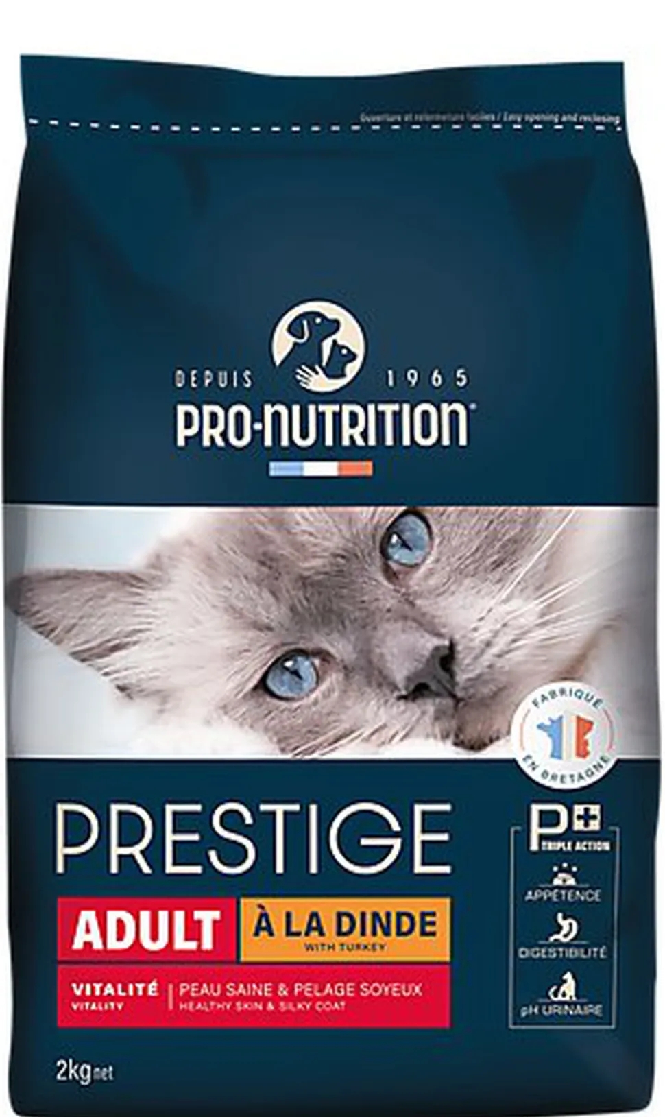 Pro Nutrition - Croquettes Prestige Adult à la Dinde Pour Chat