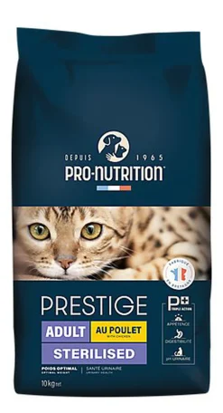 Pro Nutrition - Croquettes Prestige Adult Sterilised au Poulet Pour Chat