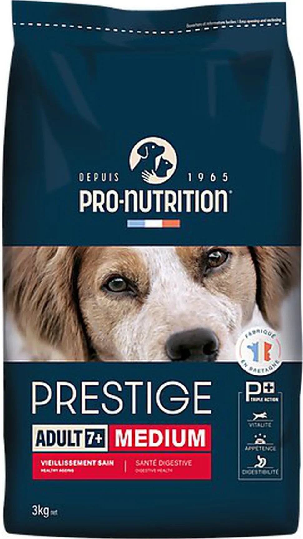 Pro Nutrition - Croquettes Prestige Medium Adult 7+ Pour Chien