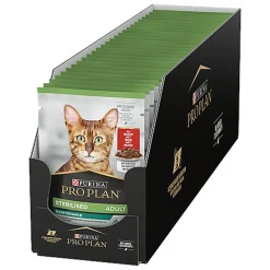 Pro Plan - Bouchée en Sauce Sterilised au Bœuf pour Chat Stérilisé - 85g
