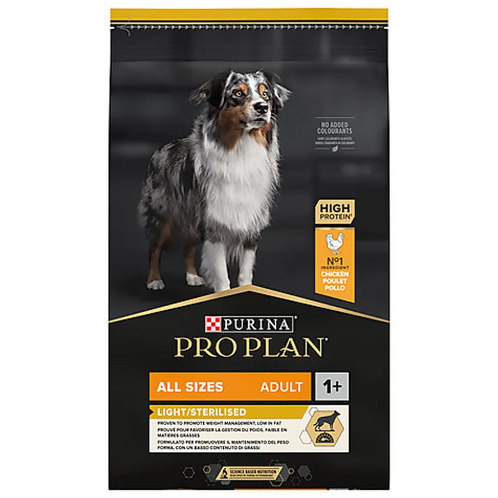 Pro Plan - Croquettes All Size Light Sterilised Poulet pour Chien