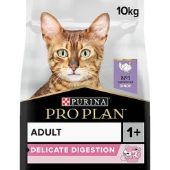 Pro Plan - Croquettes Delicate à la Dinde pour Chat - 10Kg