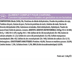 Pro Plan - Croquettes LiveClear Kitten Stérilisé Dinde pour Chaton - 1,4Kg