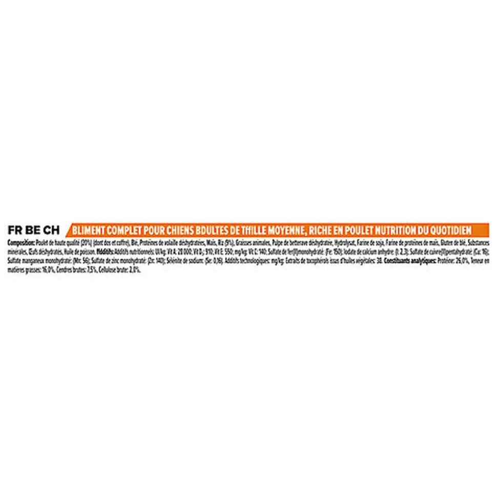 Pro Plan - Croquettes Medium Poulet pour Chien