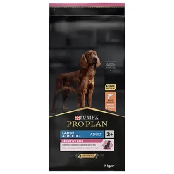 Pro Plan - Croquettes OPTIDERMA Large Athletic Sensitive Skin Saumon pour Chien - 14Kg