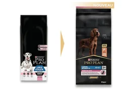 Pro Plan - Croquettes OPTIDERMA Large Athletic Sensitive Skin Saumon pour Chien - 14Kg