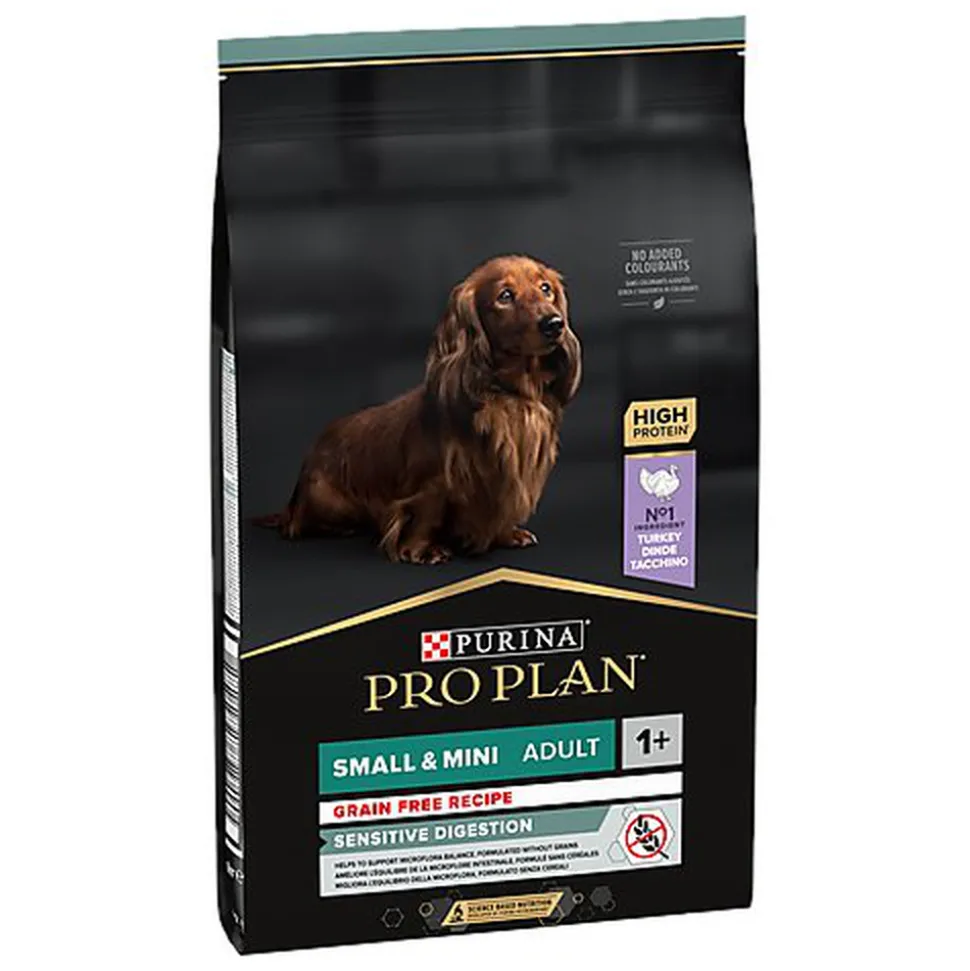 Pro Plan - Croquettes OPTIDIGEST Small & Mini Adult Sans Céréales Dinde pour Chien