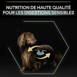 Pro Plan - Croquettes OPTIDIGEST Small & Mini Adult Sans Céréales Dinde pour Chien