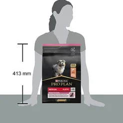 Pro Plan - Croquettes OPTIDERMA Medium Sensitive Skin Saumon pour Chiot