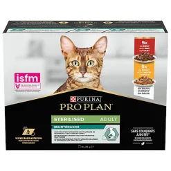 Pro Plan -  Pochons Adulte Stérilisé Boeuf Poulet pour chat adulte -  10x85g