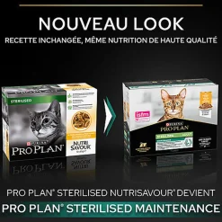 Pro Plan -  Pochons Adulte Stérilisé Boeuf Poulet pour chat adulte -  10x85g