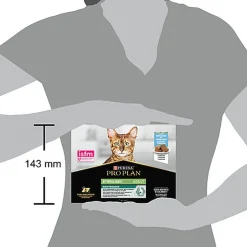 Pro Plan - Pâtée en Mousse NutriSavour au Cabillaud pour Chat - 10x85g