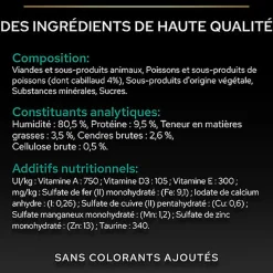 Pro Plan - Pâtée Repas au Cabillaud pour Chats Adultes Stérilisés - 10x75g