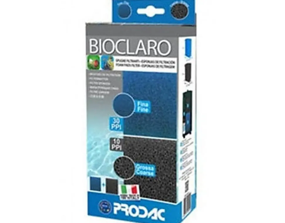 Prodac - Set de 2 Éponges BIOCLARO pour Filtre - L