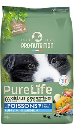 Pro-Nutrition - Croquettes Pure Life Puppy Mini Medium pour Chiot
