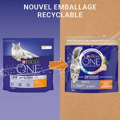 Purina One - Croquettes au Poulet et Céréales pour Chat Adulte - 1,5Kg