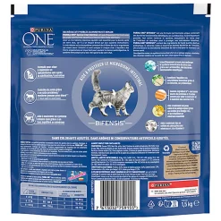 Purina One - Croquettes au Saumon et Blé pour Chat Adulte Stérilisé
