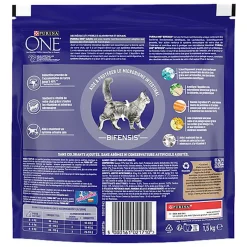 Purina One - Croquettes au Saumon et Céréales pour Chat Adulte - 1,5Kg