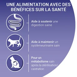 Purina One -  Croquettes Chat Stérilisé Sensible Poisson de mer - 1,5kg