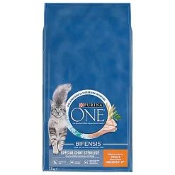 Purina One - Croquettes Stérilisé Bifensis au Poulet pour Chat - 7,5Kg