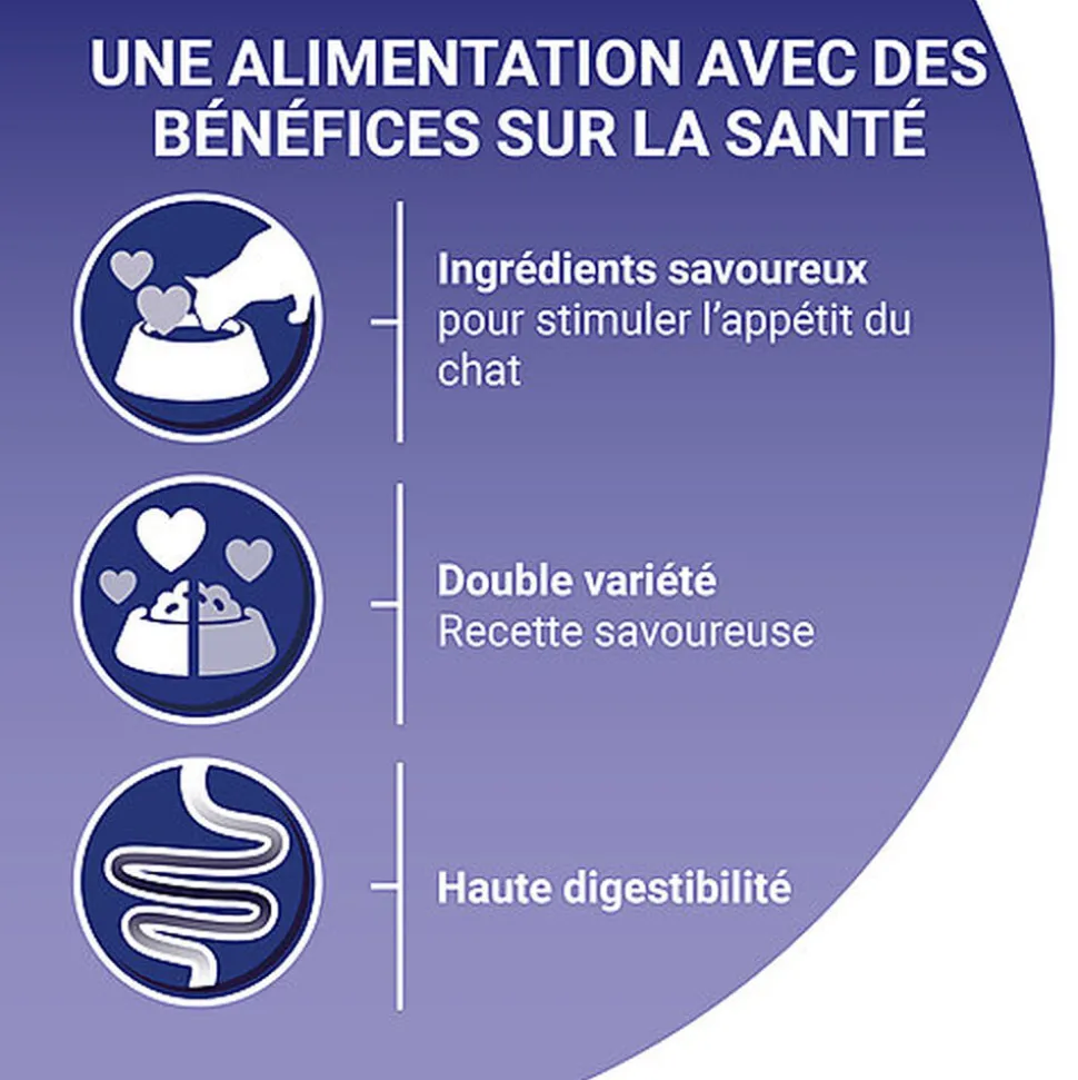 PURINA ONE - Sachets Fraîcheurs Chat difficile en Sauce Bœuf Volaille Légumes pour Chats - 4X85g