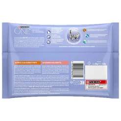 PURINA ONE - Sachets fraîcheurs Pelage Boules de Poils Saumon et Poulet pour Chats - 4x85g
