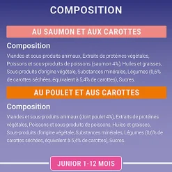 PURINA ONE - Sachets Fraîcheurs en Sauce Saumon et Poulet pour Chatons - 8x85g