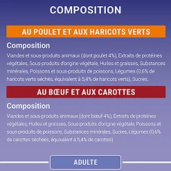PURINA ONE - Sachets fraîcheurs Poulet et Boeuf pour Chats - 4x85g