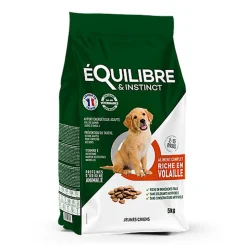 Équilibre & Instinct - Croquettes pour Jeunes Chiens Riche en Volaille - 5kg