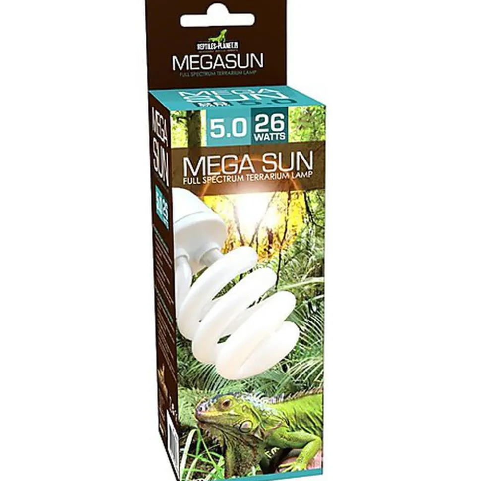 Reptiles Planet - Ampoule Mega Sun UVB 5.0 pour Terrarium - 26W