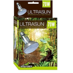 Reptiles Planet - Ampoule Chauffante Ultrasun UV-B pour Reptiles - 70W