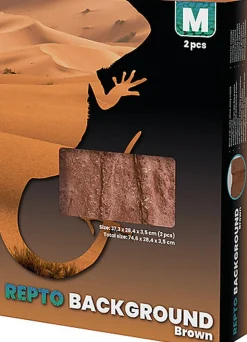 Repto - Décor de Fond Background Brown M - 76x30x30cm