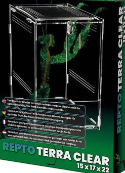 Repto - Terrarium AcryliqueTerra Clear - 15x16,5x21,5cm