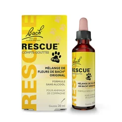 Rescue Pets - Mélange Compte-gouttes Fleurs de Bach - 20ml