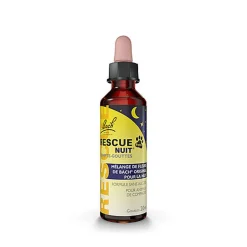 Rescue Pets -  Mélange NUIT Compte-gouttes Fleur de Bach - 20ml