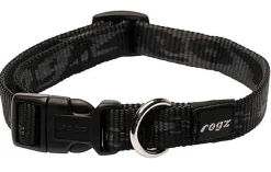 Rogz - Collier en Nylon Noir pour Chiens